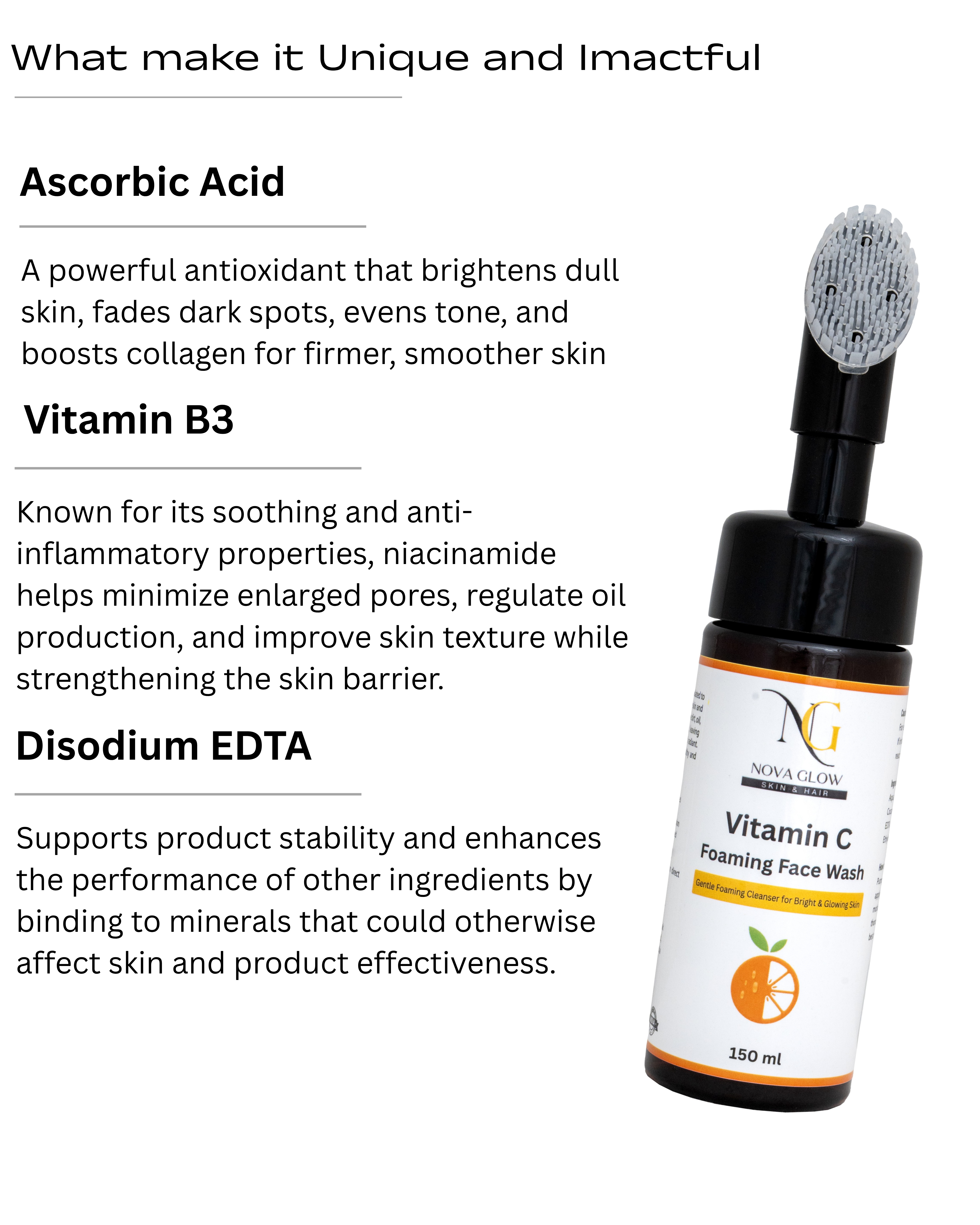 Vitamin C Foaming Face wash 150ml